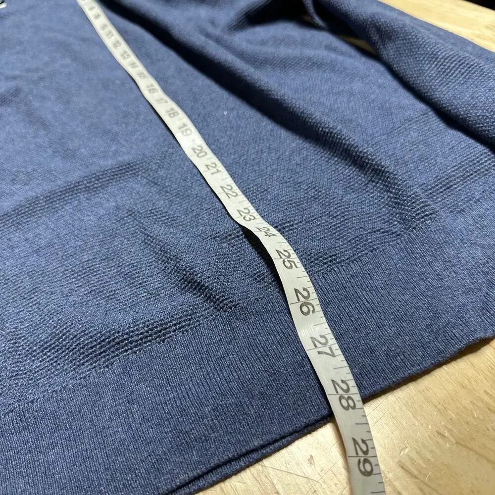 J. Crew Men's Crewneck Sweater Navy Blue Men's Size XL New With Tags